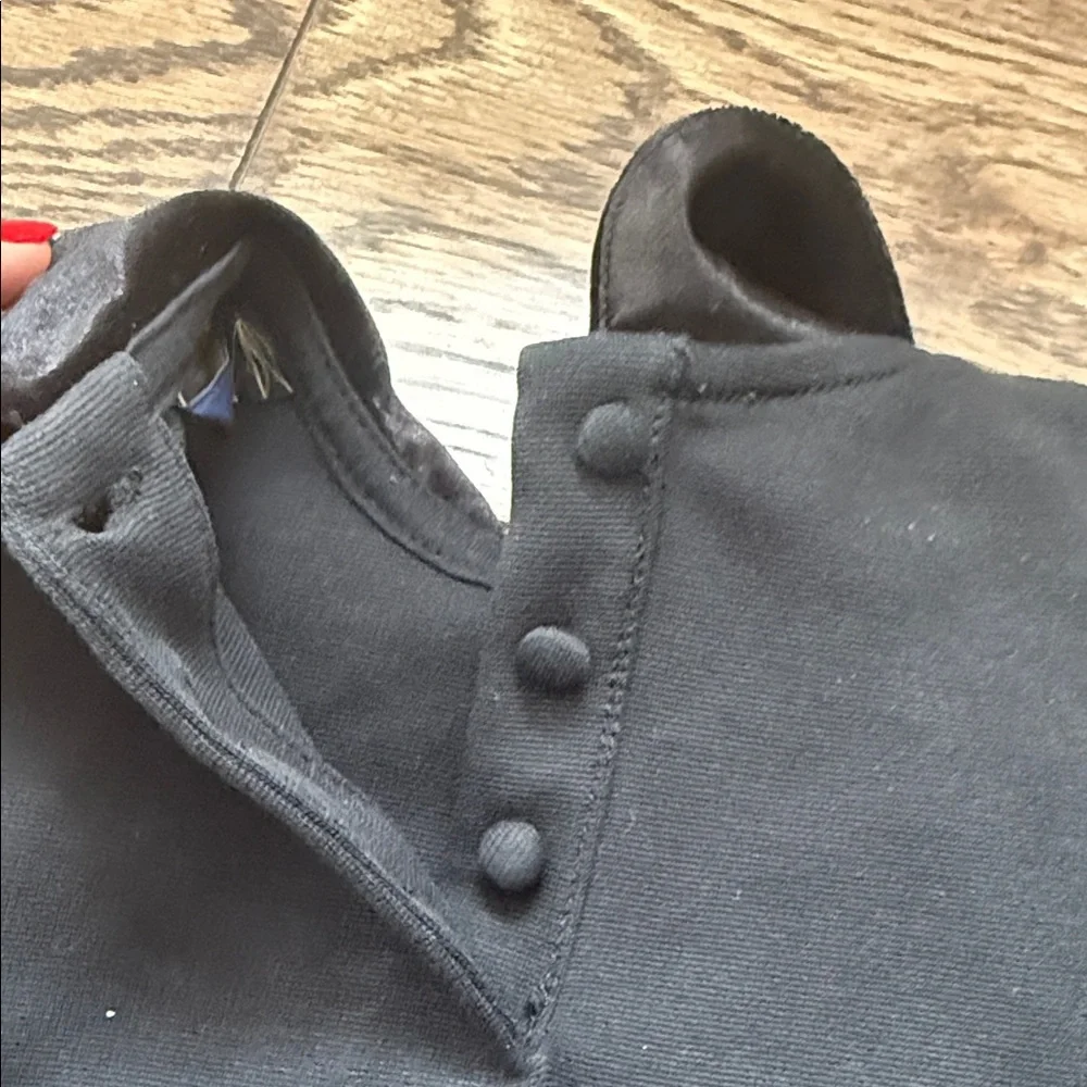 Polo by Ralph Lauren Black velvet collar 2T dress valentines day photoshoot EUC - Picture 5 of 5